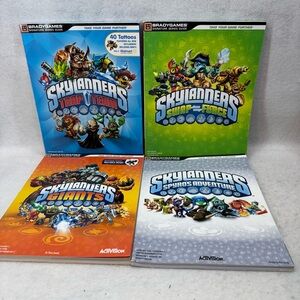 4 Brand New Bradygames Signature Series Guides Skylanders - stickers & tattoos